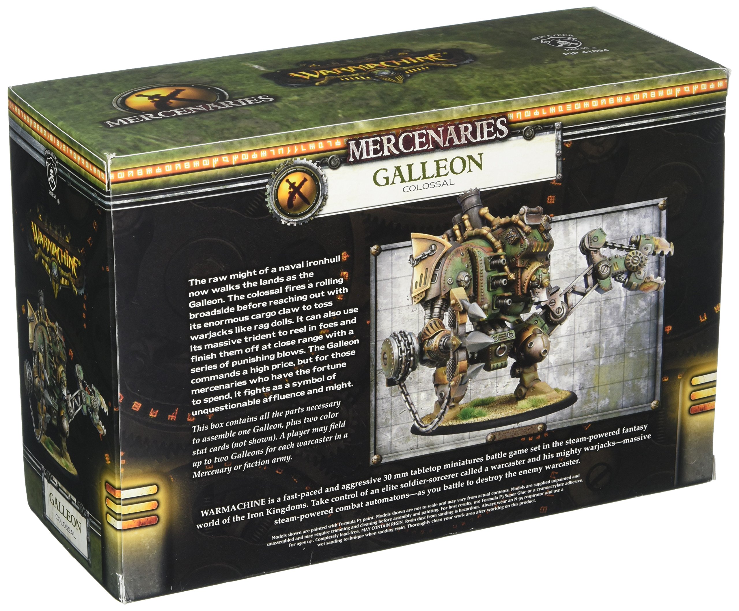 【中古】Privateer Press - ウォーマシン - Mercenary: Earthbreaker 巨大モデルキット Amazon.com: Privateer Press - Warmachine - Mercenary: Galleon